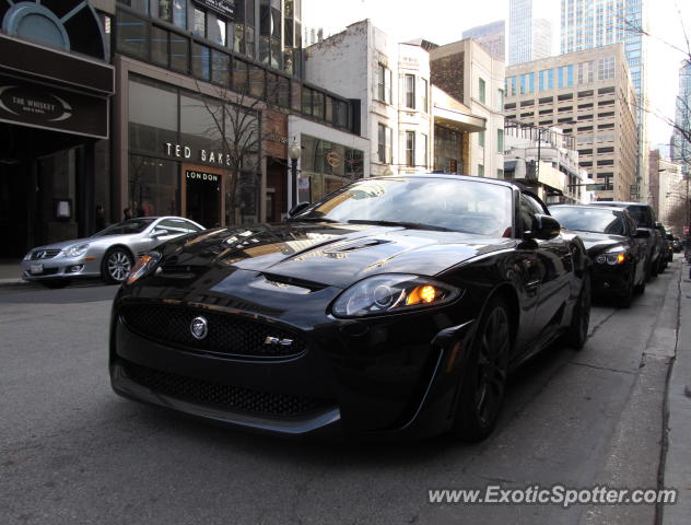 Jaguar XKR-S spotted in Chicago, Illinois