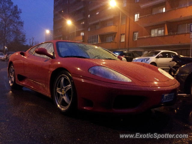 Ferrari 360 Modena spotted in Milano, Italy