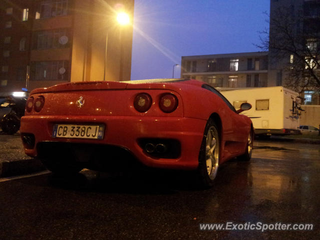 Ferrari 360 Modena spotted in Milano, Italy
