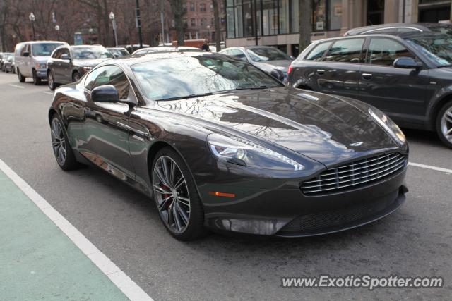 Aston Martin Virage spotted in Boston, Massachusetts