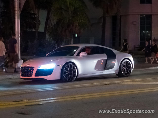 Audi R8 spotted in Miami Beach, Florida