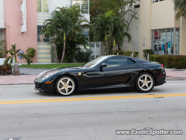 Ferrari 599GTB spotted in Miami Beach, Florida