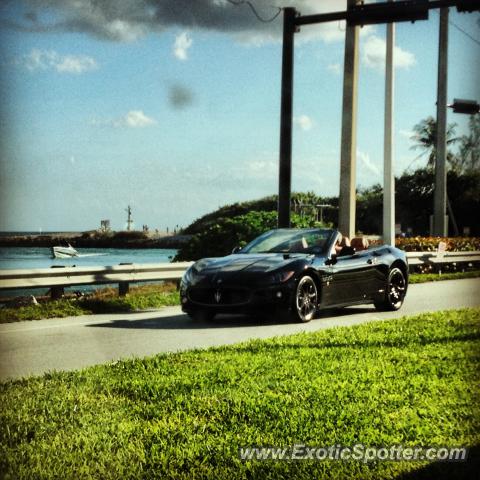 Maserati GranCabrio spotted in Boca Raton, Florida