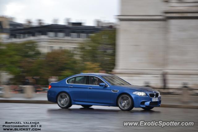 BMW M5 spotted in Paris, France