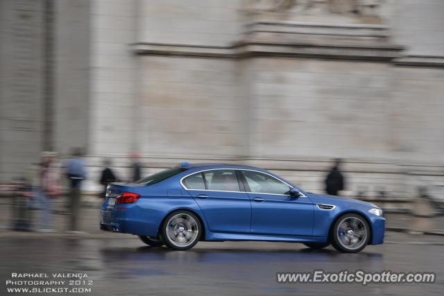 BMW M5 spotted in Paris, France