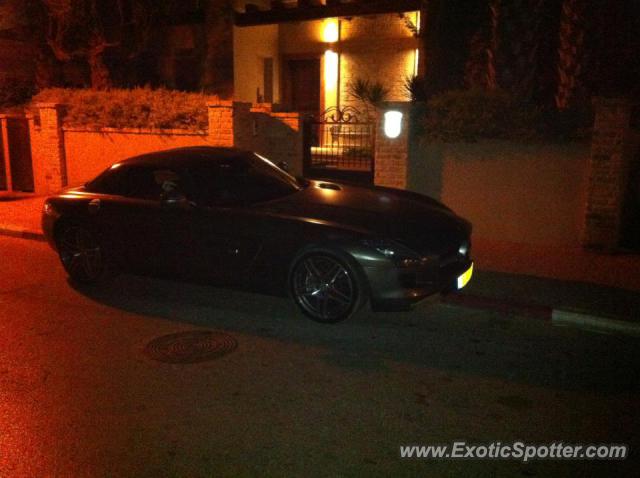Mercedes SLS AMG spotted in Herzelya, Israel