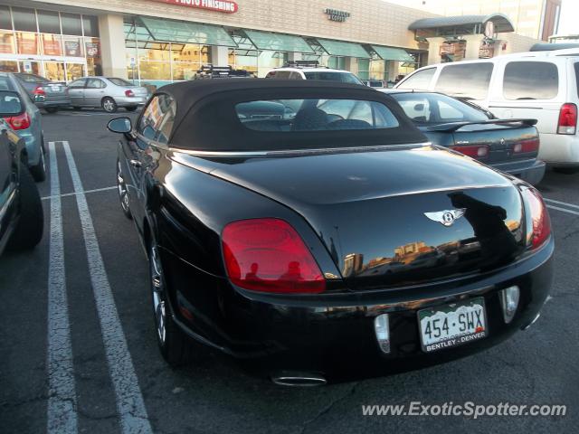 Bentley Continental spotted in Denver, Colorado