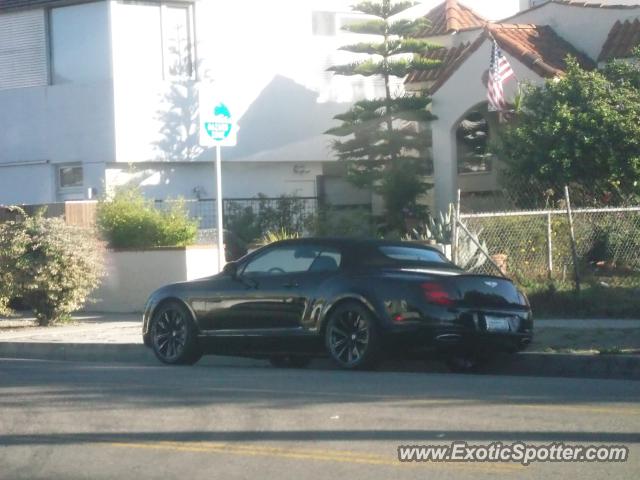 Bentley Continental spotted in Los Angeles, California