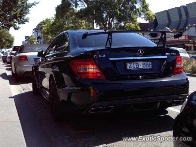 Mercedes C63 AMG Black Series spotted in Melbourne, Australia