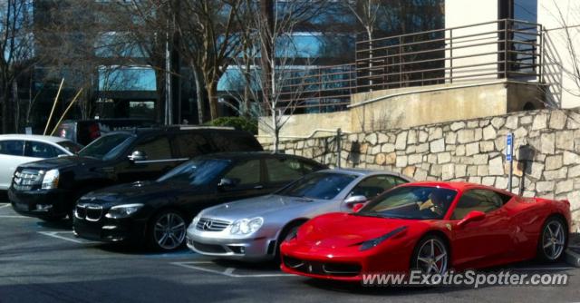 Ferrari 458 Italia spotted in Atlanta, Georgia