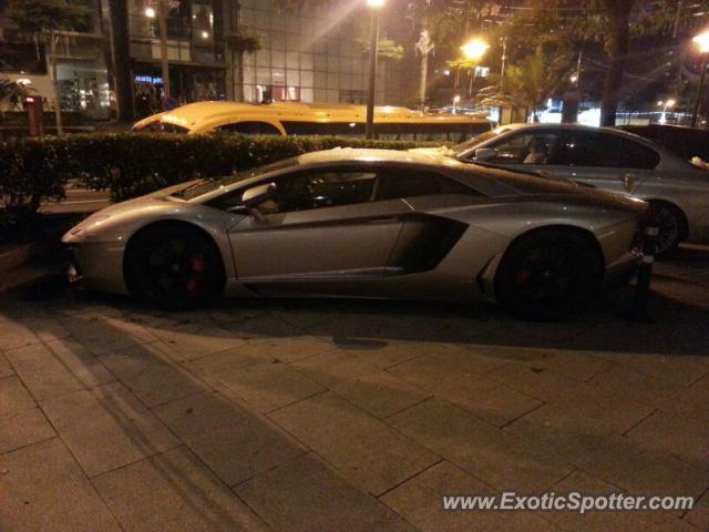 Lamborghini Aventador spotted in Kuala Lumpur, Malaysia