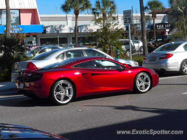 Mclaren MP4-12C spotted in St. Armands, Florida