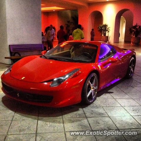 Ferrari 458 Italia spotted in Hollywood, Florida