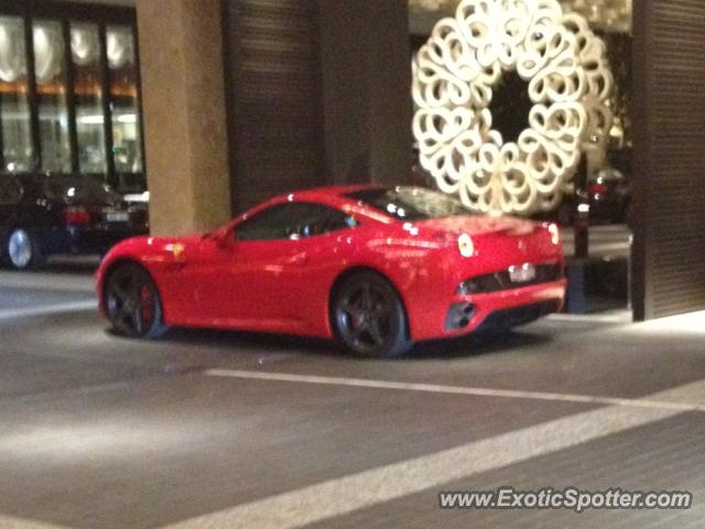 Ferrari California spotted in Melbourne, Australia