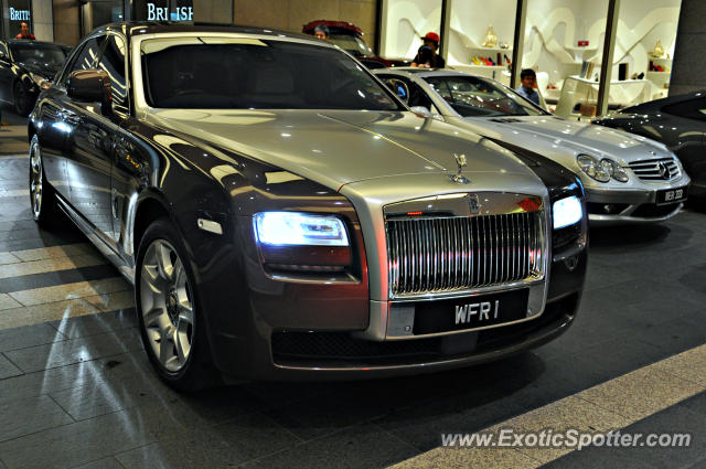 Rolls Royce Ghost spotted in Bukit Bintang KL, Malaysia