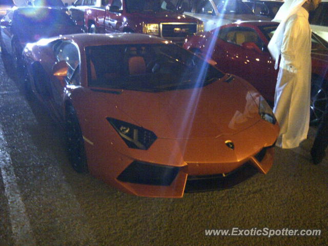 Lamborghini Aventador spotted in Doha, Qatar