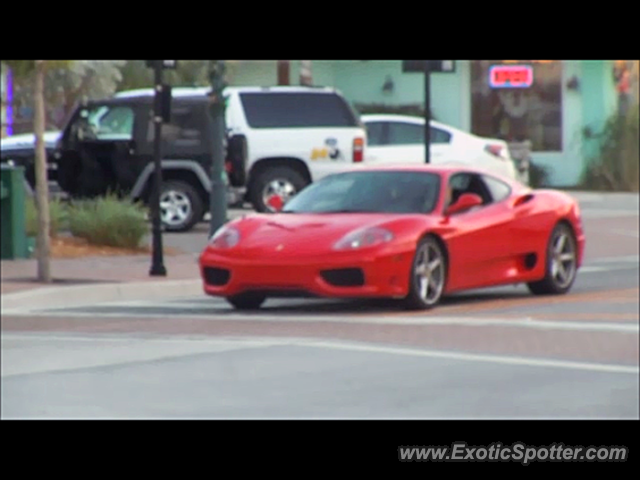 Ferrari 360 Modena spotted in Siesta Key, Florida