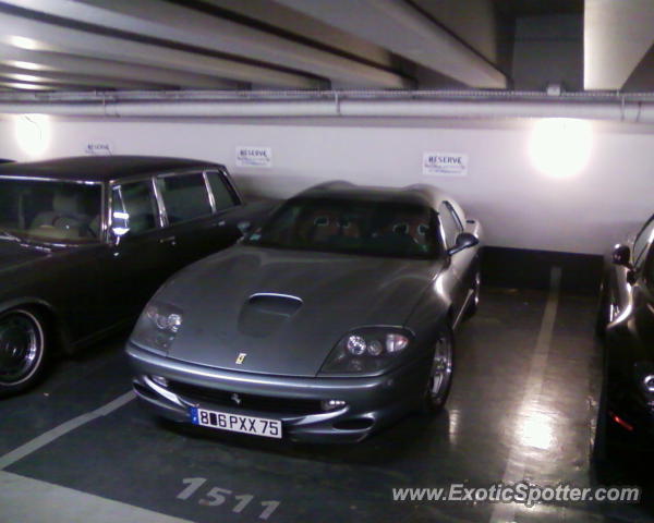Ferrari 550 spotted in Paris, France