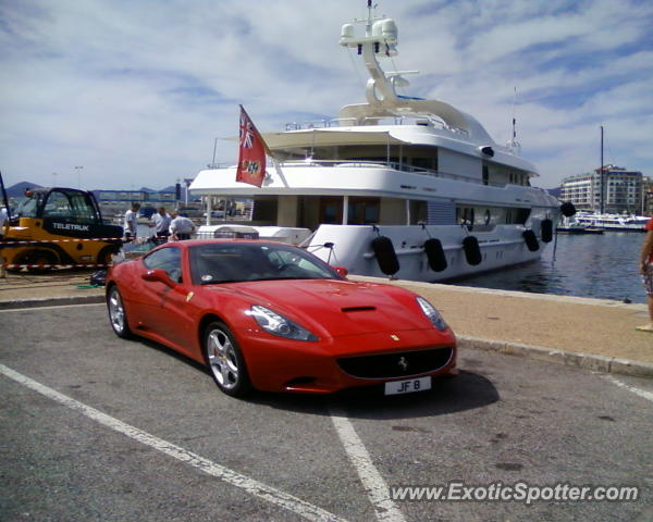 Ferrari California spotted in Cannes, France