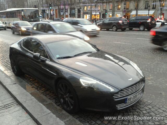 Aston Martin Rapide spotted in Paris, France