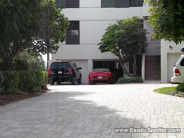 Ferrari California spotted in Siesta Key, Florida