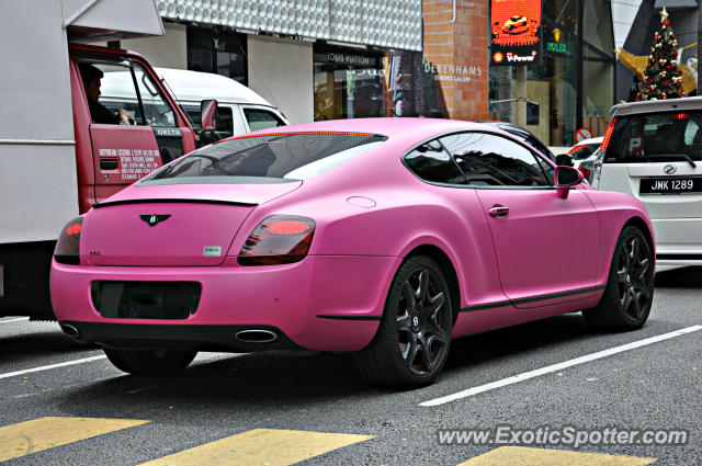 Bentley Continental spotted in Bukit Bintang KL, Malaysia
