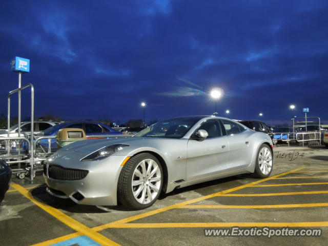 Fisker Karma spotted in Lake Zurich, Illinois