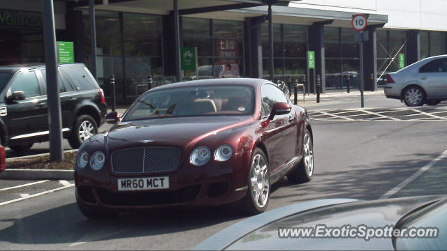 Bentley Continental spotted in York, United Kingdom