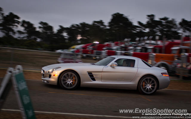 Mercedes SLS AMG spotted in Pebble Beach, California