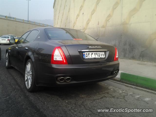 Maserati Quattroporte spotted in Tehran, Iran
