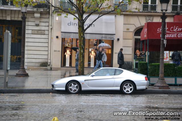 Ferrari 456 spotted in Paris, France
