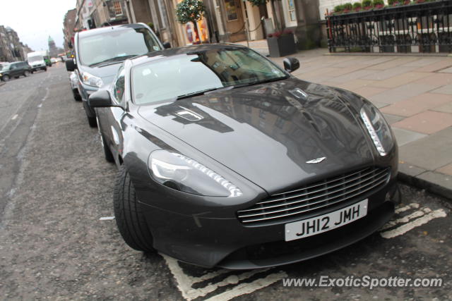 Aston Martin Virage spotted in Edinburgh, United Kingdom