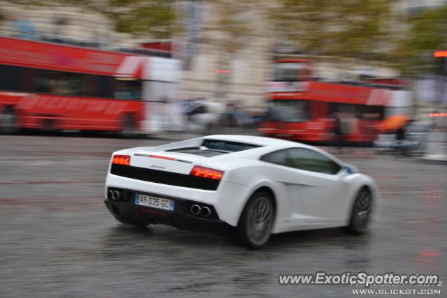 Lamborghini Gallardo spotted in Paris, France