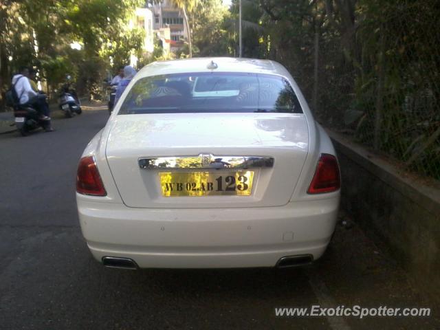 Rolls-Royce Ghost spotted in Pune, India
