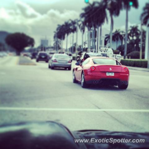 Ferrari 599GTB spotted in Ft lauderdale, Florida