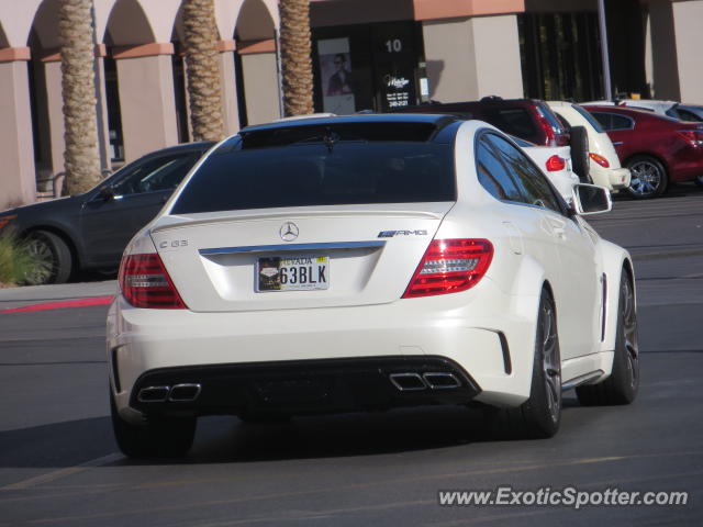 Mercedes C63 AMG Black Series spotted in Las Vegas, Nevada