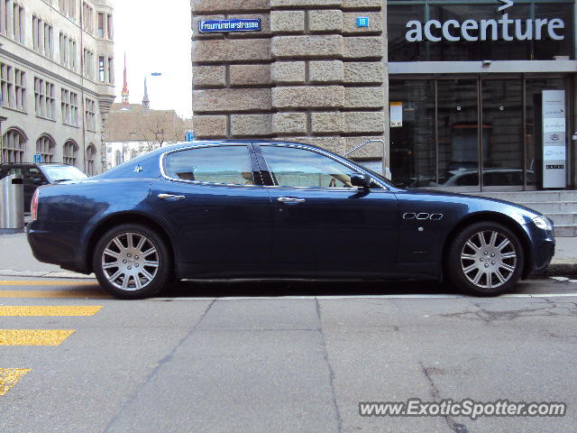 Maserati Quattroporte spotted in Zürich, Switzerland