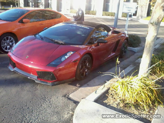 Lamborghini Gallardo spotted in Riverside, California