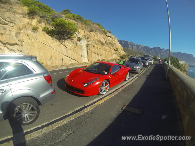 Ferrari 458 Italia spotted in Cape town, South Africa