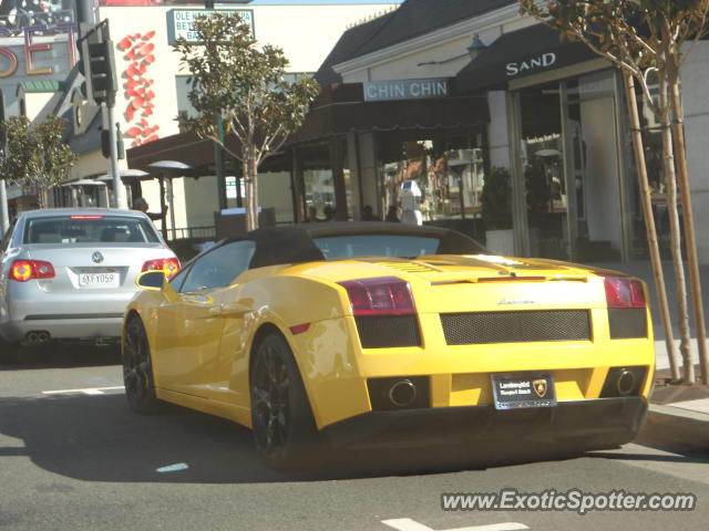 Lamborghini Gallardo spotted in Beverly Hills, California