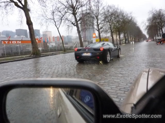 Ferrari 458 Italia spotted in Brussels, Belgium