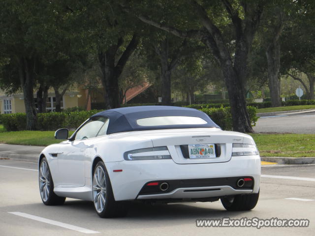 Aston Martin Virage spotted in Palm Beach, Florida