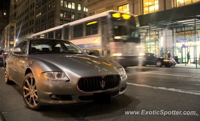 Maserati Quattroporte spotted in Manhattan, New York