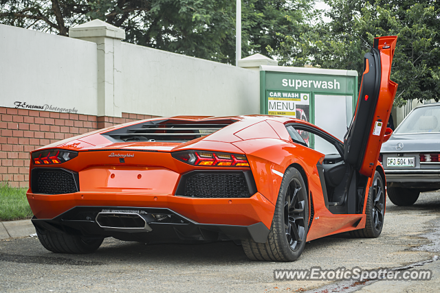 Lamborghini Aventador spotted in Rustenburg, South Africa