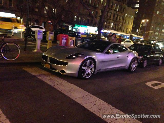 Fisker Karma spotted in New York City, New York
