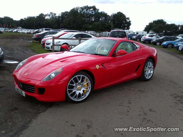 Ferrari 599GTB spotted in Brands Hatch, United Kingdom