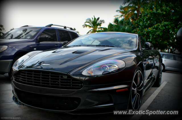 Aston Martin DBS spotted in Miami, Florida