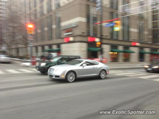 Bentley Continental spotted in Toronto, Canada