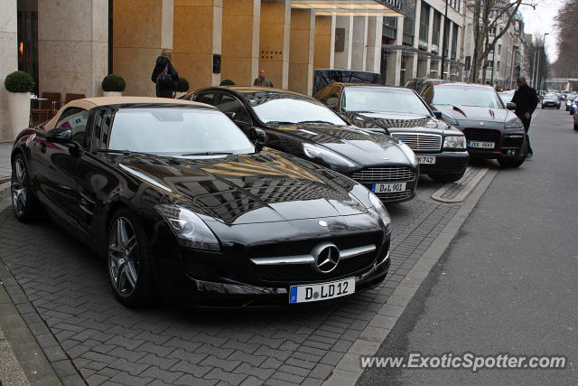 Mercedes SLS AMG spotted in Düsseldorf, Germany