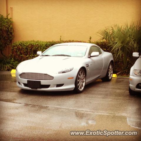 Aston Martin DB9 spotted in Delray Beach, Florida
